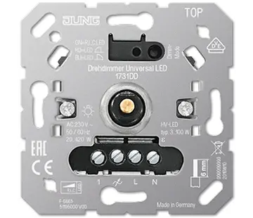 JUNG universele LED-dimmer 3-100 Watt (1731 DD)