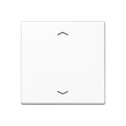 JUNG knop met pijlsymbolen tbv elektronische jaloezieactor A-range alpine wit (A 1700 P WW)