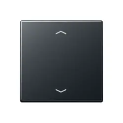 JUNG knop met pijlsymbolen tbv elektronische jaloezieactor A-range antraciet mat (A 1700 BFP ANM)