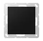 centraalplaat blinddeksel incl. draagframe A-range grafietzwart mat (A 594-0 SWM)