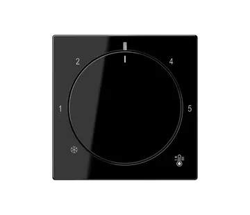 JUNG knop voor ruimtethermostaat A-range zwart (A 1749 BF SW)