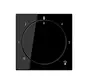 knop voor ruimtethermostaat A-range zwart (A 1749 BF SW)