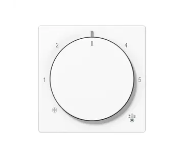JUNG knop voor ruimtethermostaat A-range alpine wit (A 1749 BF WW)