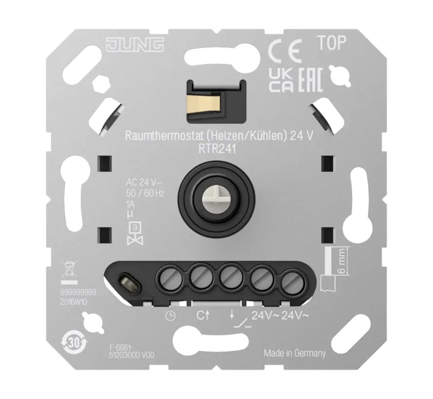 ruimtethermostaat voor het verwarmen of koelen 24V (RTR 241)