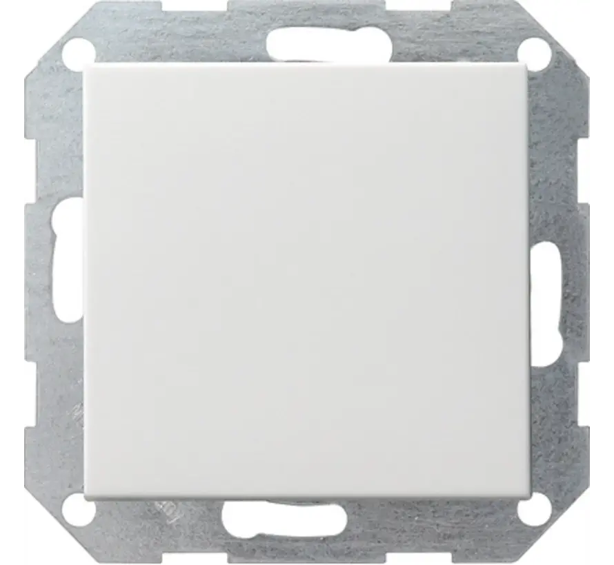 drukvlakschakelaar wisselschakelaar Systeem 55 wit mat (012627)