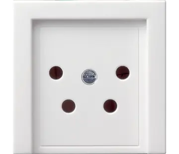 Gira centraalplaat telefoon KPN 4-polig Systeem 55 wit mat (027927)