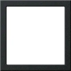 Gira opvulring 45x45mm Systeem 55 zwart mat (264810)