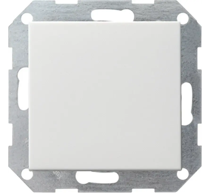 drukvlakschakelaar rechtstaand kruisschakelaar Systeem 55 wit glans (0123201)