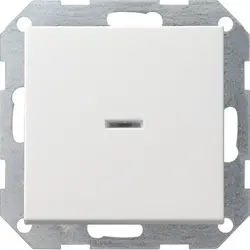 Gira drukvlakschakelaar controleverlichting 2-polig Systeem 55 wit glans (012203)
