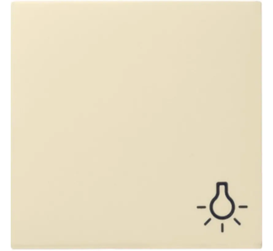 schakelwip symbool licht Systeem 55 creme glans oud model (028501)