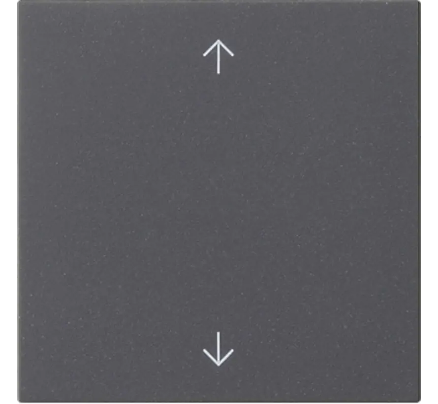 Systeem 3000 jaloezie/tastdimmerknop met pijlen Systeem 55 antraciet mat (536128)