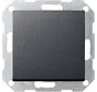 drukvlakschakelaar rechtstaand kruisschakelaar Systeem 55 antraciet mat (012328)