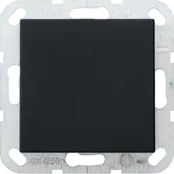 Gira blinddeksel incl. draagframe Systeem 55 zwart mat (0268005)