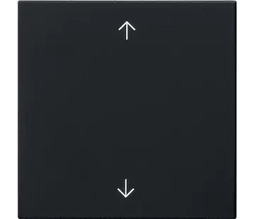 Gira jaloezie/tastdimmerknop met pijlen Systeem 3000 Systeem 55 zwart mat (5361005)