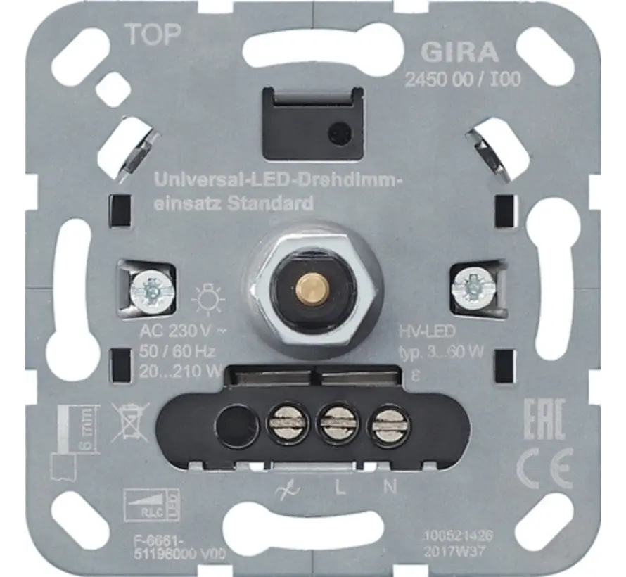 draaidimmer universeel LED Standaard 3-60 Watt (245000)