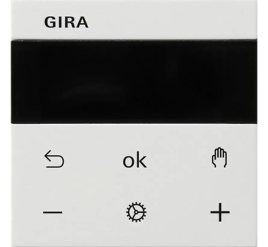 Systeem 3000 thermostaatknop Systeem 55 wit mat (539327)