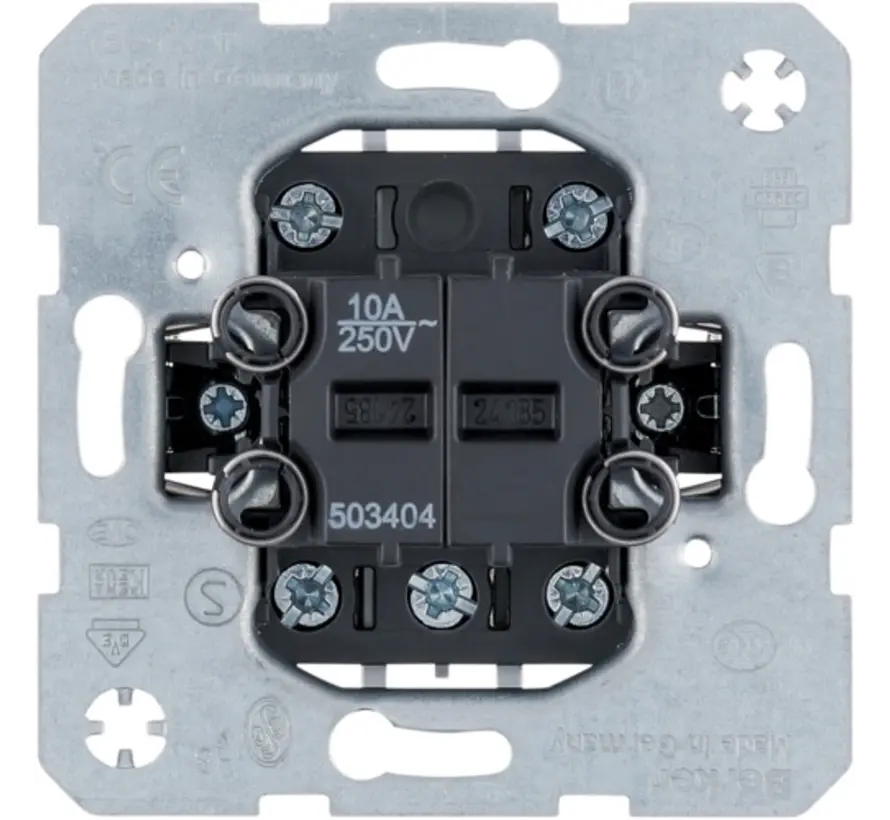 serie pulsdrukker 4x maakcontact 1x ingang (503404)