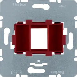Berker draagring modulair jack 1-voudig rood 15,5 x 19,5mm (454001)