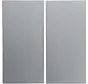 schakelwip 2-voudig S1/B3/B7 aluminium mat (16231404)