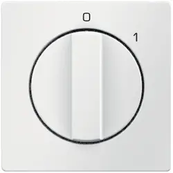 Berker draaiknop voor draaischakelaar aan/uit met opdruk 0-1 Q1/Q3/Q7 wit (11506089)