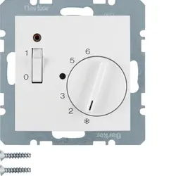 Berker kamerthermostaat verbreekcontact S1/B3/B7 wit glans (20308989)