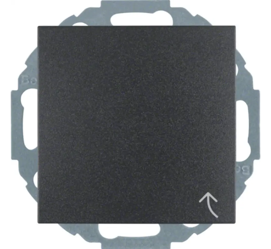 wandcontactdoos randaarde kindveilig klapdeksel 45 graden draaibaar S1/B3/B7 antraciet mat (47441606)