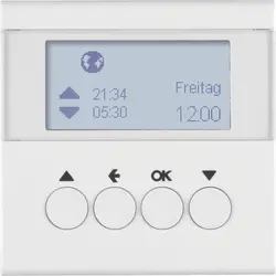 Berker schakelklok jaloeziebesturing opzetmodule S1/B3/B7 wit glans (85741189)
