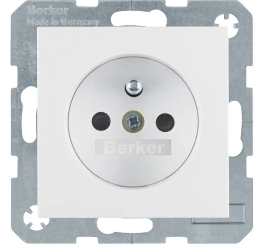 wandcontactdoos penaarde kindveilig S1/B3/B7 wit mat (6768761909)