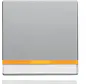 schakelwip tekstkader controlevenster Q1/Q3/Q7 aluminium (16286084)