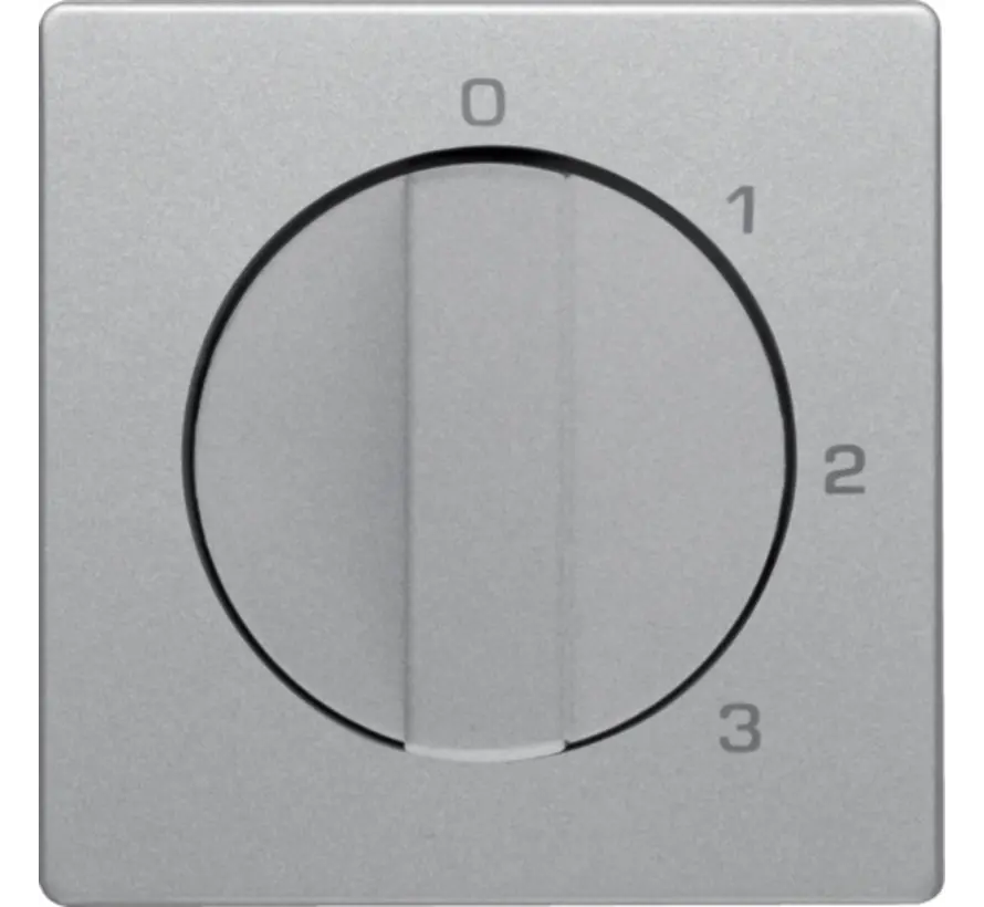 draaiknop driestandenschakelaar 0-stand 1-2-3 Q1/Q3/Q7 aluminium (1096608400)