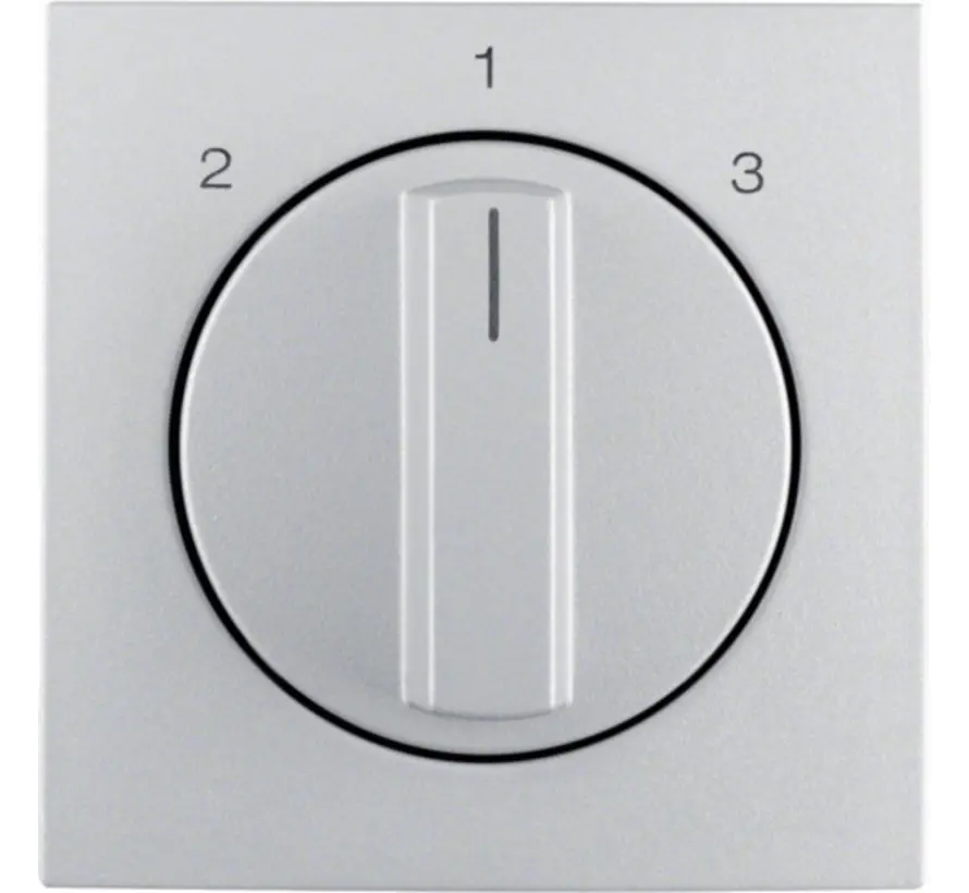 draaiknop driestandenschakelaar 2-1-3 S1/B3/B7 aluminium (1084140400)