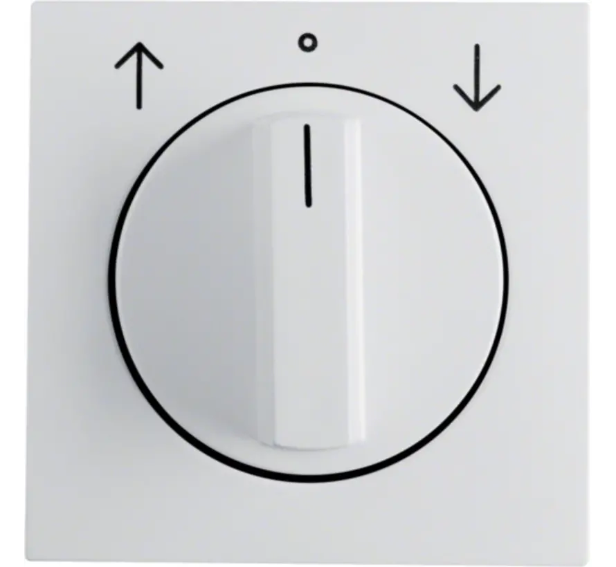 draaiknop jaloeziebediening S1/B3/B7 wit mat (1080190900)