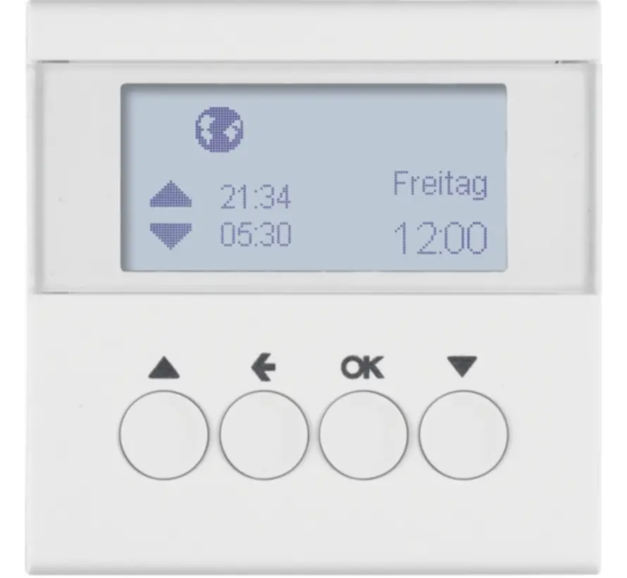 schakelklok jaloeziebesturing opzetmodule S1/B3/B7 wit mat (85741188)