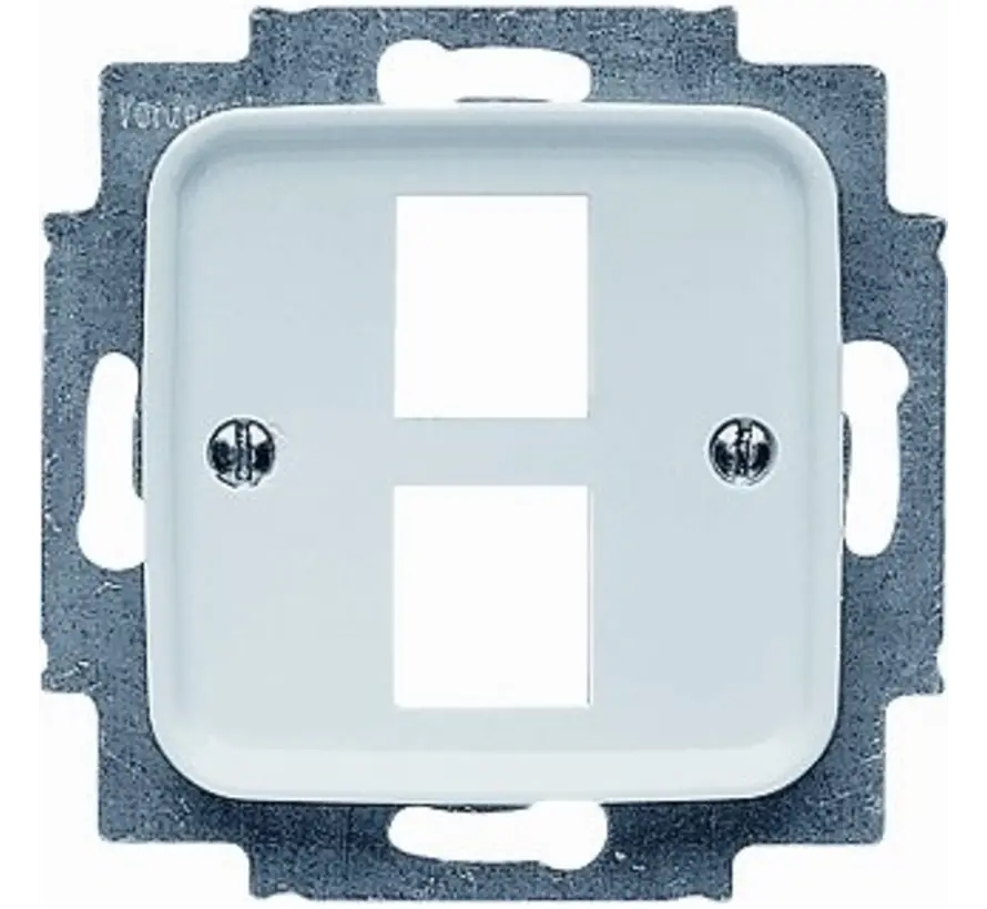 centraalplaat + draagring 2x modular jack Reflex SI (2561-02-214)