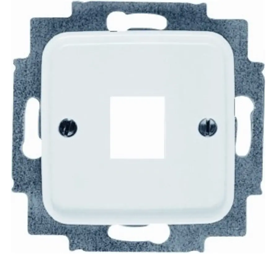 centraalplaat + draagring 1x modular jack Reflex SI (2561-214)