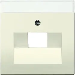 Busch-Jaeger centraalplaat RJ45 wandcontactdoos creme (1803-82)