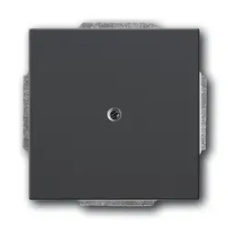 Busch-Jaeger snoerkap inclusief draagring Future Linear zwart mat (1749-885)