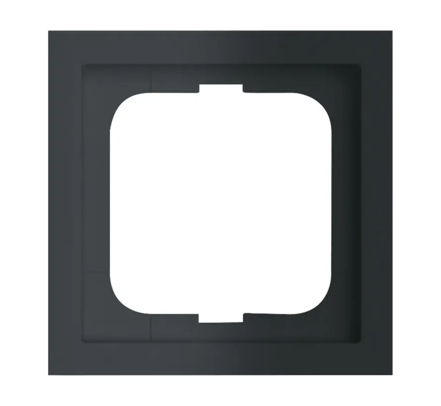 afdekraam 1-voudig Future Linear zwart mat (1721-885K)