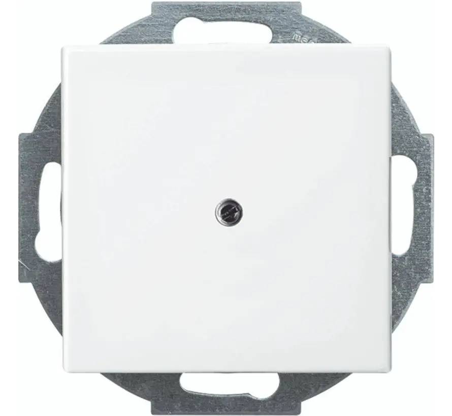 centraalplaat voor kabeluitvoer incl. draagring Balance SI wit glans (2527-914)