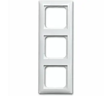 Busch-Jaeger afdekraam 3-voudig Balance SI wit glans (1723-914)