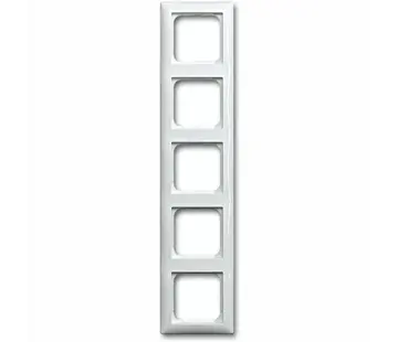 Busch-Jaeger afdekraam 5-voudig Balance SI wit glans (1725-914)