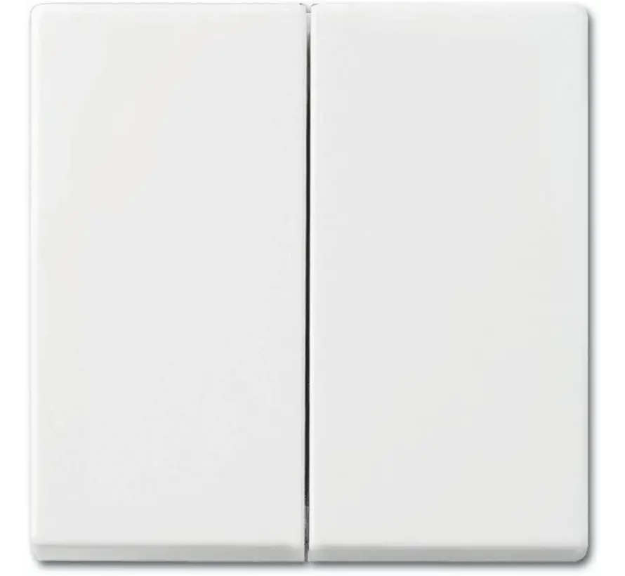 schakelwip 2-voudig Balance SI wit glans (2505-914)