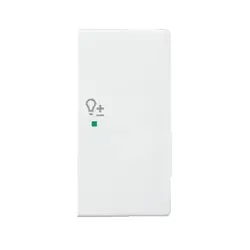 Busch-Jaeger bedieningswip rechts symbool dimmer tbv bedieningselement flex 2-voudig Future Linear studiowit glans (6234-22-84)