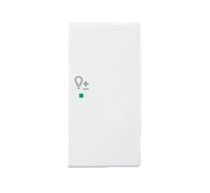 bedieningswip rechts symbool dimmer tbv bedieningselement flex 2-voudig Future Linear studiowit glans (6234-22-84)