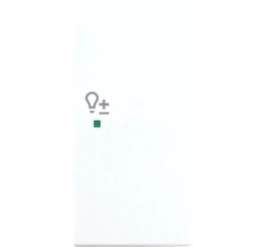 bedieningswip rechts symbool dimmer tbv bedieningselement flex 2-voudig Balance SI (6234-22-914)