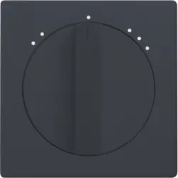 Busch-Jaeger draaiknop driestandenschakelaar Future Linear antraciet glans (1740 DRL-81-503)