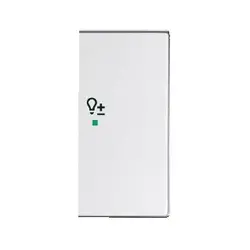 Busch-Jaeger bedieningswip rechts symbool dimmer tbv bedieningselement flex 2-voudig Future Linear aluzilver (6234-22-83)