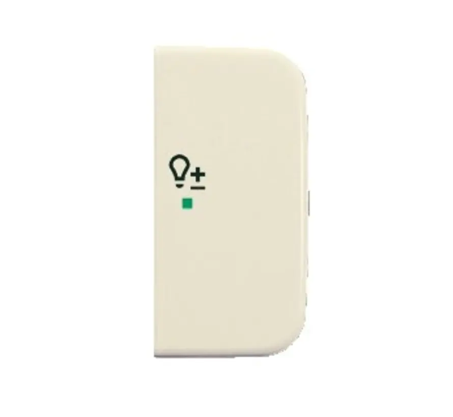 bedieningswip rechts symbool dimmer tbv bedieningselement flex 2-voudig Standaard SI (6234-22-212)