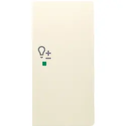 Busch-Jaeger bedieningswip rechts symbool dimmer tbv bedieningselement flex 2-voudig Future Linear creme glans (6234-22-82)