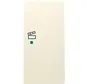 bedieningswip rechts symbool scene tbv bedieningselement flex 2-voudig Future Linear creme glans (6233-22-82)